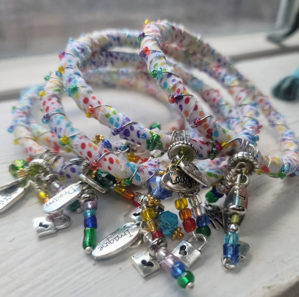 BöHö B's Bohemian Bracelets ☆ beads charms silver gold bronze ☆ Custom Jewelry ☆ - Image 1 of 4