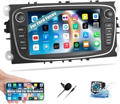 Android 13 Autoradio für Ford Focus II Mk2 Mondeo C-MAX S-MAX Galaxy GPS 1+32GB - Bild 1 von 4