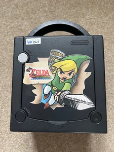 Nintendo GameCube nur Konsole - Schwarz getestet PAL - Legend of Zelda RAR - Bild 1 von 11