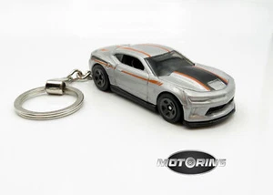 2018 '18 Chevy Camaro COPO Grey Car Rare Novelty Keychain 1:64 Diecast - Picture 1 of 4