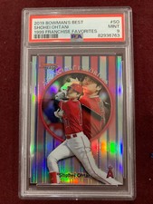Shohei Ohtani 2019 Bowman's Best 1999 Franchise Favorites PSA 9 Mint