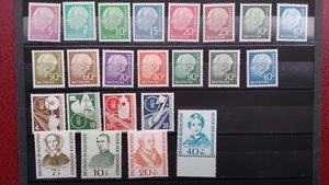 BRD, Bund 4 x Sätze aus den 50er Postfrisch 2 x Heuss Wohlfahrt usw - Bild 1 von 1