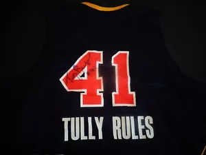 TULLY BEVILAQUA Indiana FEVER Basketball SIGNIERT Adidas Replica WNBA Trikot blau - Bild 1 von 5