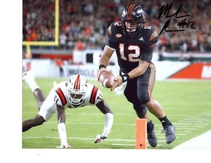 Malik Rosier Miami Hurricanes Signed autographed 8x10 football photo The U - Picture 1 of 1