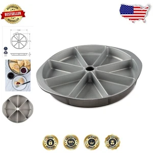 Durable Cast Aluminum Scottish Scone & Cornbread Pan - Oven Safe, 9.75-Inch - Picture 1 of 7