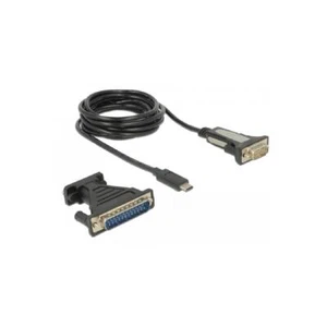62904 - Adapter USB Type-C™ > 1 x Seriell DB9 RS-232 + Adapter DB25 - Bild 1 von 1