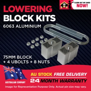 Lowering Blocks Kit Mazda B2600 Kit 3" (75 mm) 25 mm Pin - Picture 1 of 7