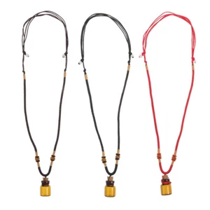 3 Pcs Bottle Pendant With Essential Oils Aroma Necklace Perfume Women - Picture 1 of 12