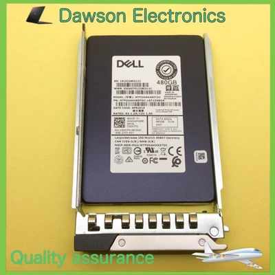 Dell 3DCP0 03DCP0 480GB SATA 6Gb/s Read Intensive 512e 2.5" SSD Gen14 - Image 1 of 2