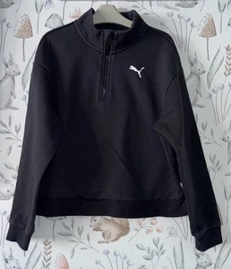 Jungen 13-14 Jahre - Puma schwarzer Pullover Oberteil - Bild 1 von 2