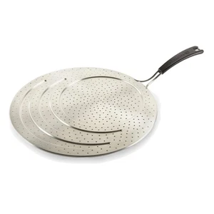 13" Stainless Steel Splatter Guard with Stay-Cool Handle - Ideal for Home Chefs - Picture 1 of 2