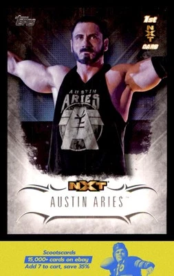 2016 Topps WWE Undisputed Austin Aries NXT Prospects card #NXT-6 - Image 1 of 2
