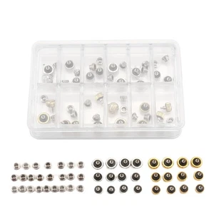 48PCS Watch Crowns Watch  Replacement Assorted Repair Tools with Box C5X66796 - Picture 1 of 7