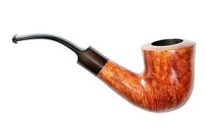 Willmer Straight Grain AA Half Bent Dublin Smoking Pipe. Exquisite Grain! - Picture 1 of 24