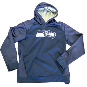 NFL Team Apparel Seattle Seahawks Football Hooded Sweatshirt Youth Unisex Large. - Picture 1 of 10