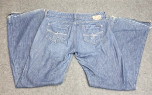 Mavi Jeans Womens 33 Denim Y2K Streetwear Grunge Wide Leg Frayed Hem Outdoor - Picture 1 of 12