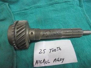 1963 GM T10 4 Speed  25 Tooth input gear * Nickel Alloy *  NEW - Picture 1 of 5