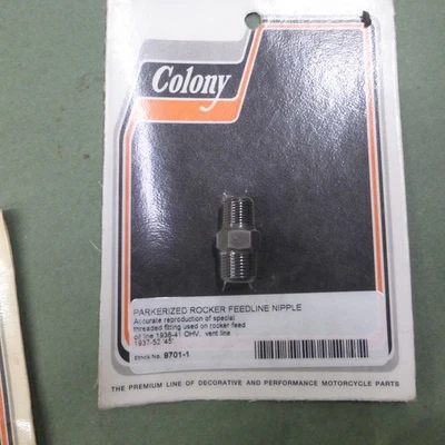 Knucklehead rocker line  45 vent line  Colony   BoxP Foto 1 de 2