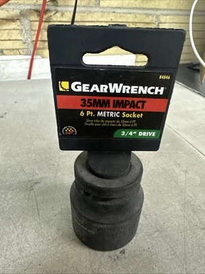 NEW GearWrench 6pt Metric Impact Socket 3/4” Drive 35mm PN: 84846 - Image 1 of 2