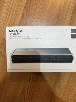 Kensington SD5700T Dual 4K 90W PD Thunderbolt 4 Docking Station (K35175NA) - Image 1 of 4