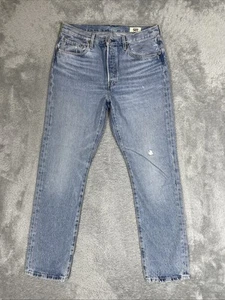 Pantalones de mezclilla Levis 501 a base de plantas para hombre 33x32 *REAL* azul ajuste original angustiado - Imagen 1 de 15
