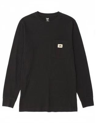 LEE Mens Classic Fit Top Long Sleeve Medium Black Cotton DX33 - Image 1 of 4