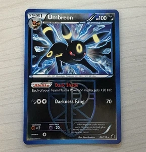 Pokemon TCG Umbreon Plasma Freeze 64/116 Reverse Holo Rare - Picture 1 of 8