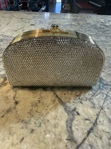 Judith Leiber Metal Minaudiere Hand Bag - Picture 1 of 9