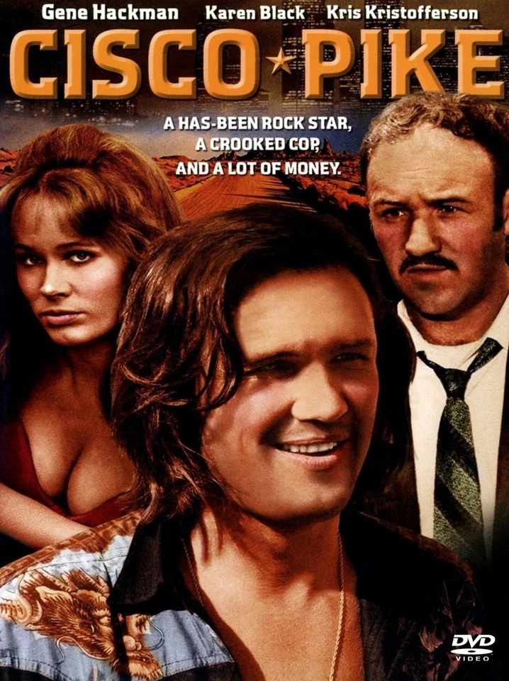 CISCO PIKE (1972) Gene Hackman,Kris Kristofferson - Public Domain DVD NO CASE - Image 1 of 1