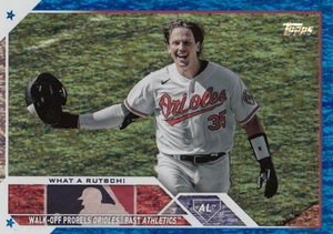 2023 Topps Update ADLEY RUTSCHMAN Blue Foil #US7 #/999 Orioles - Bild 1 von 1