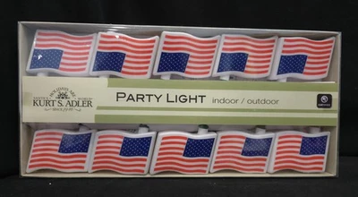 NUEVO EN CAJA Juego de 10 luces de fiesta Kurt S Adler UL0140 NUEVO PROBADO Excelente juego para todo el año Foto 1 de 4