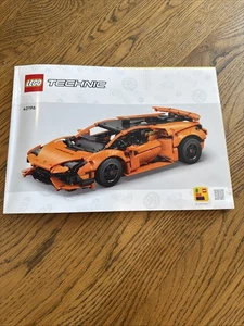 LEGO Technic Lamborghini Huracan Tecnica Orange (42196) - Instructional Manual O - Picture 1 of 6