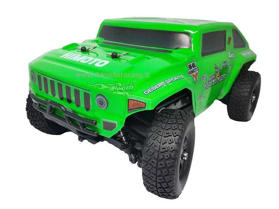 MONSTER TRUCK HAMMER ELETTRICO RC-370 RADIO 2.4GHZ 1/18 RTR 4WD HIMOTO E18HM G - Immagine 1 di 1