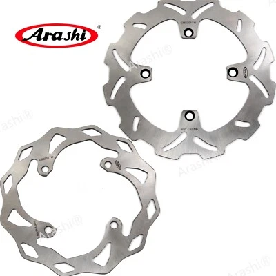 Rotores de freno traseros delanteros fijos para Kawasaki KLX450R 2007 - 2021 2011 2012 2013 Foto 1 de 4