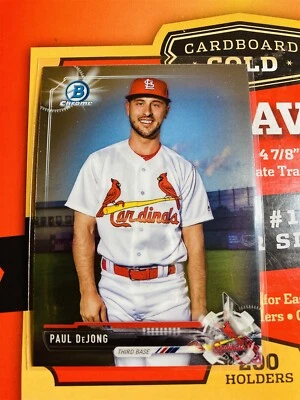 2017 Bowman Chrome Prospects #BCP214 Paul DeJong 7A4 - Image 1 of 2