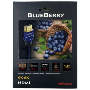 AudioQuest Blueberry HDMI Cable 5m 4K/8K HDR 18Gbps NEW - Picture 1 of 2
