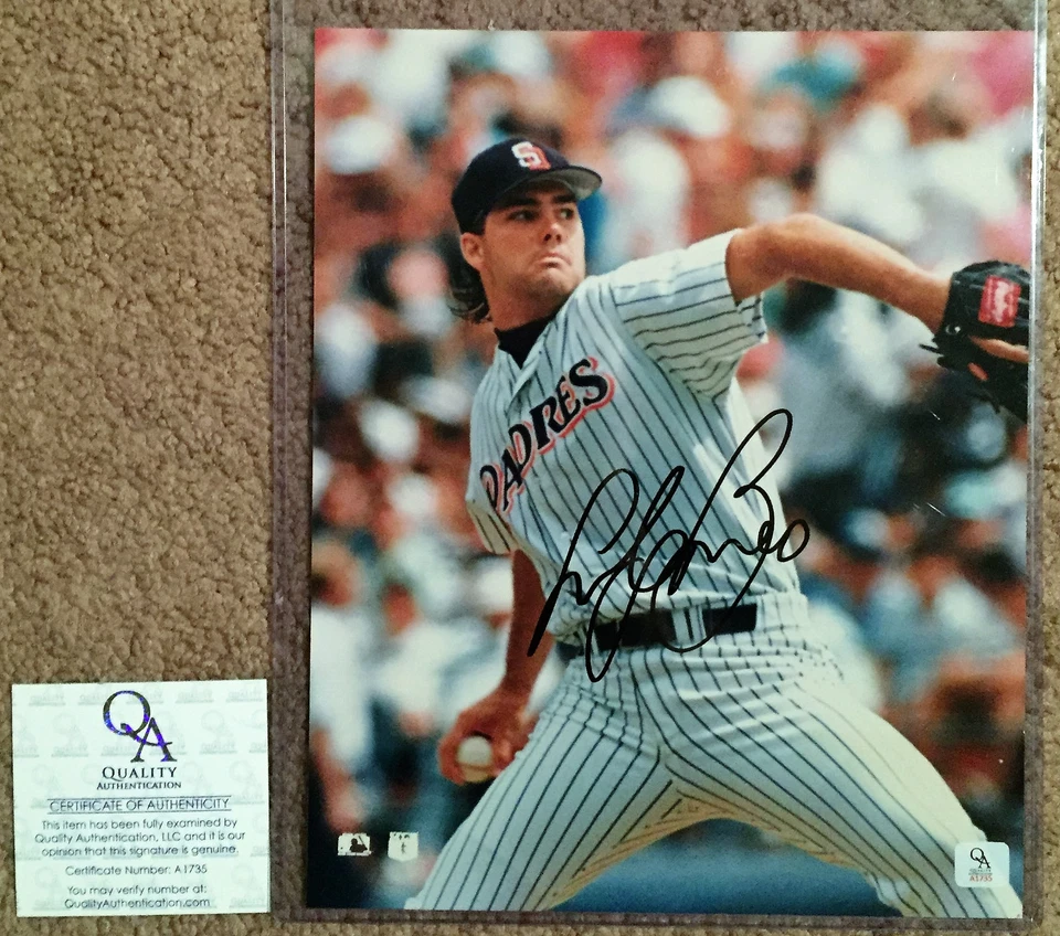 Andy Benes Padres de San Diego autografiado 8x10 con certificado de autenticidad de Quality Authentics Foto 1 de 1