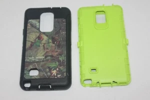 Heavy Duty Hybrid Hard Camo Case with belt clip For Samsung Galaxy Note 4 - Picture 1 of 51