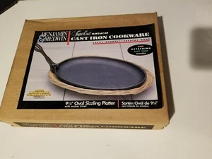 Piatto da portata in ghisa rotondo Sizzle 9,8" bistecca Sizzler piatto frizzante - Foto 1 di 4