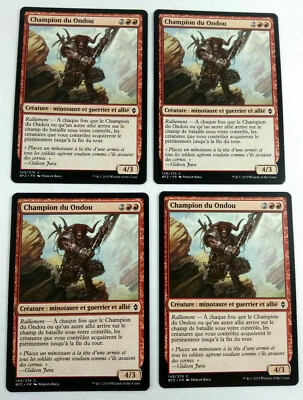 Mtg Magic Playset 4x Champion of Ondou Ondu The Battle of Zendikar Exc Vf - Image 1 of 2