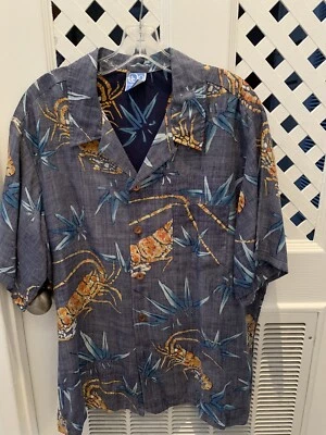 Mens Ocean Pacific Tropical Paradise Aloha Camp Shirt Extra Large XL OP FreeShip - Image 1 of 4