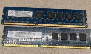 2X Nanya 2GB DIMM 1333 MHz PC3-10600 DDR3 SDRAM Memory (NT2GC64B88B0NF-CG) - Picture 1 of 3