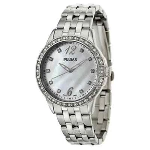 NEW* Pulsar Women's PH8051 Analog Display Japanese Quartz Silver Watch - Picture 1 of 2