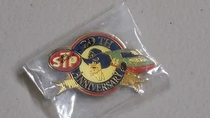 VTG 20th Ann STP Richard Petty Enterprises 43 Racing Hat Pin w Decal 2 Postcards - Picture 1 of 9