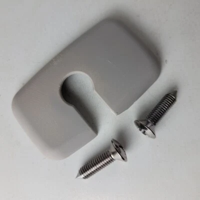 Parafusos de montagem para viseira solar Kia Sedona 2006-2012 com tampa cinza driver lateral fabricante de equipamento original - Imagem 1 de 3