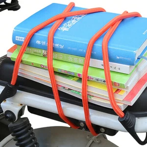 Portaequipajes elástico para motocicleta con gancho cuerda de amarre bicicleta carga cinturón de fijación - Imagen 1 de 12