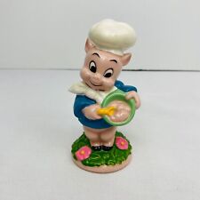 RARE 1977 Porky Pig Warner Bros Japan Ceramic Porcelain Figurine