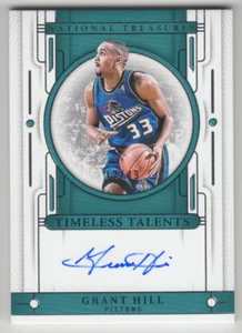 2023-24 Panini National Treasures Pistons Grant Hill Timeless Talents Auto /49 - Bild 1 von 8