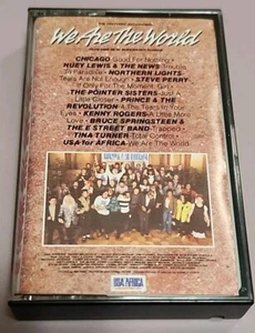 We are the World - USA for Africa (Cassette Tape 1985 M. Jackson/Q.Jones Wow - Picture 1 of 5