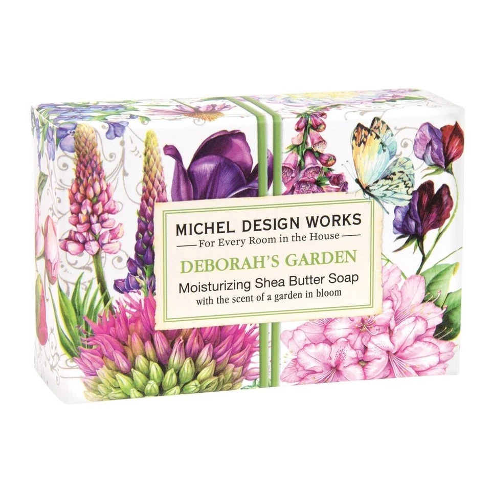 Michel Design Works Debra's Garden Boxed Bar Soap